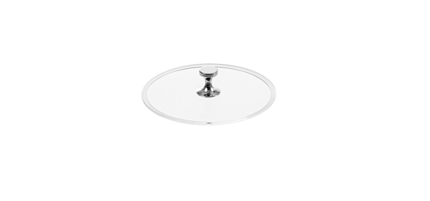 Round Lids with chrome handle