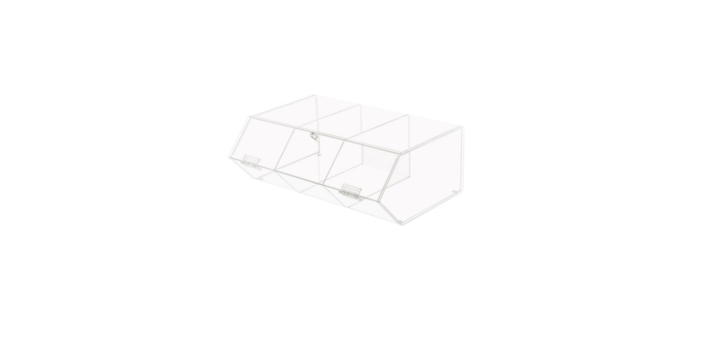 Stockable Bins - Hinged Lid