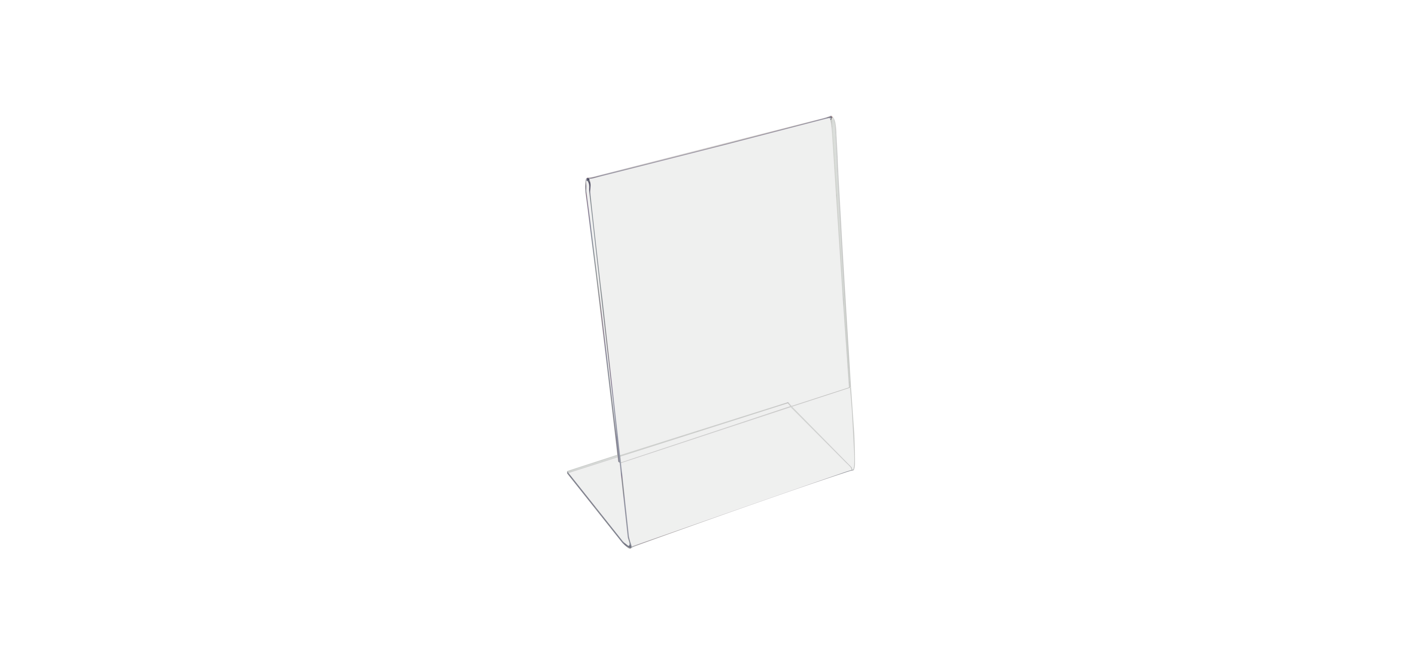 L-Shaped Visual Holder