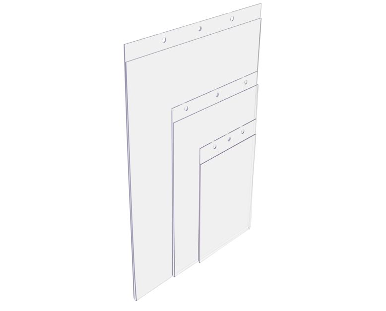 Perforated Poster Sleeve