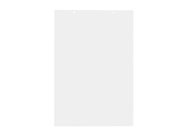 Poster Pocket / Ticket Holder with Holes - Clear