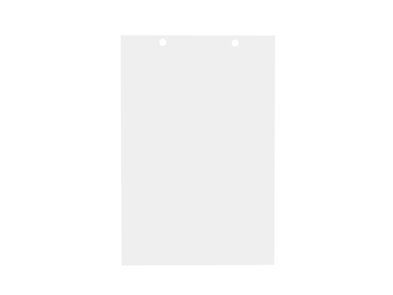Poster Pocket / Ticket Holder with Eyelets - Anti-Glare