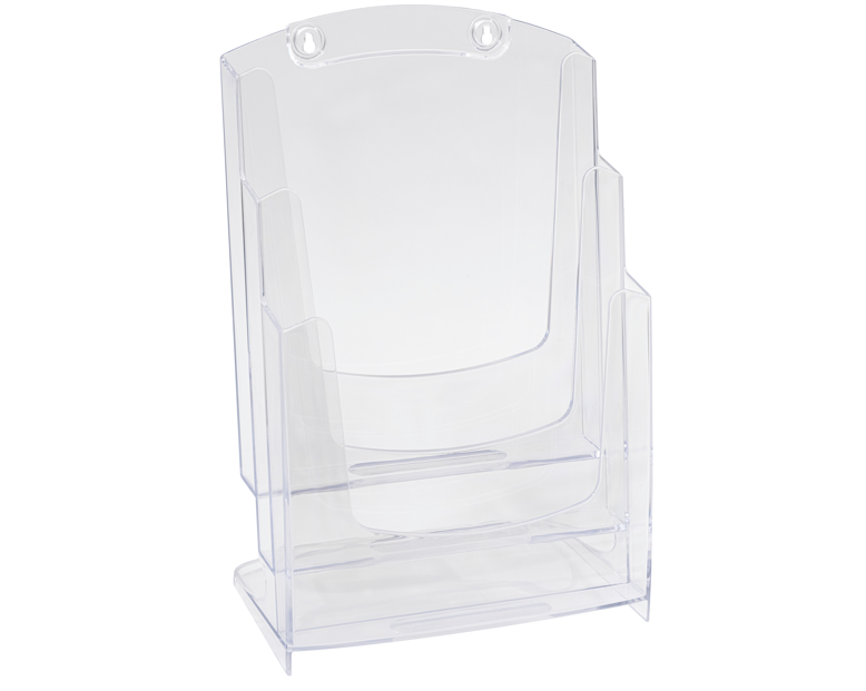 3 Compartments Brochure / Leaflet Holder