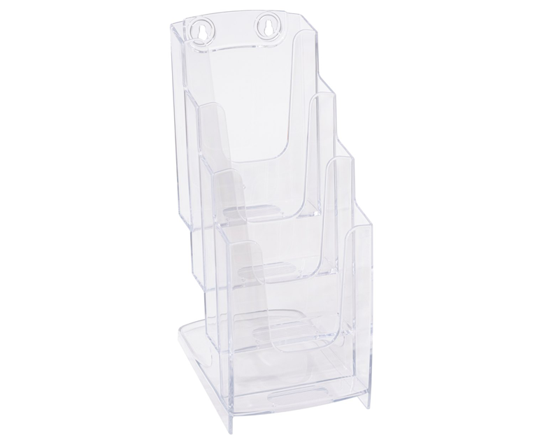 4 Compartments Brochure / Leaflet Holder