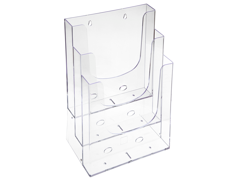 3 Compartments Brochure / Leaflet Holder