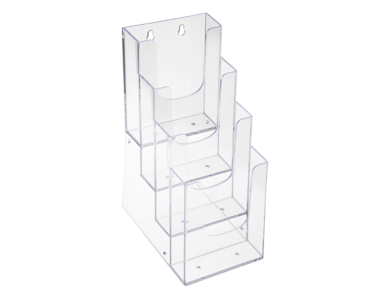 4 Compartments Brochure / Leaflet Holder