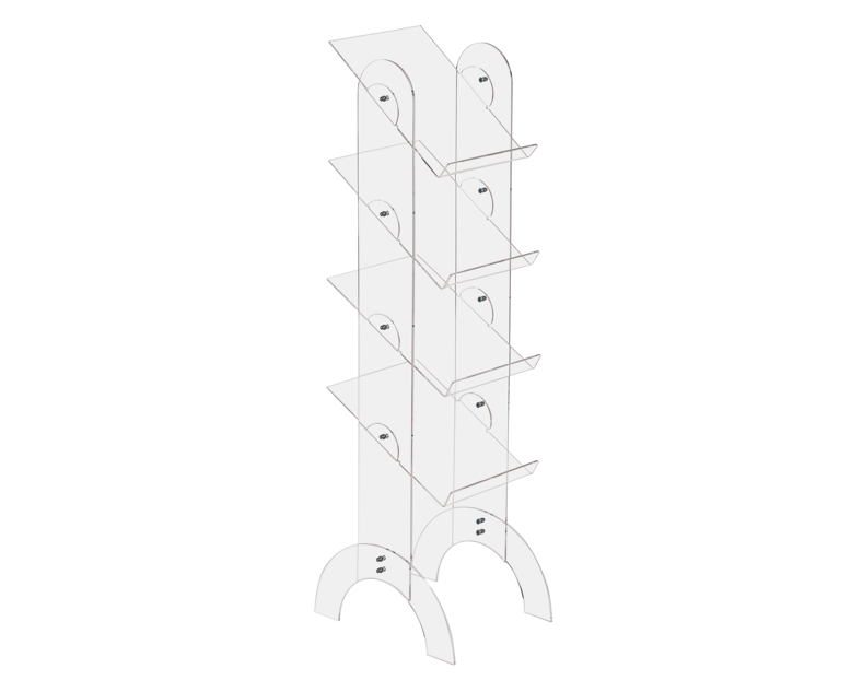 4 Levels Brochure Dispenser