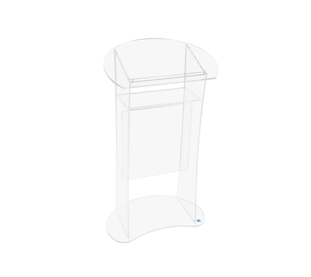 Rounded 2 x A4 Lectern
